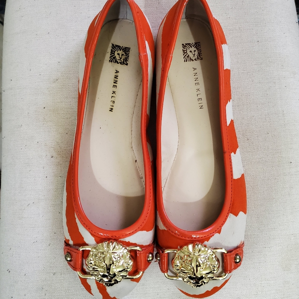 Anne Klein Spring Zebra Flats
